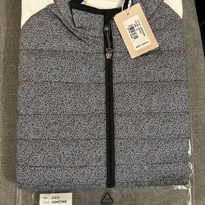 Peter Millar women’s xl Black and White Patterned full zip Jacket NWT